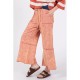 1pc Women'S Casual Wide Leg Pants with Pockets and Drawstring - Solid Color Polyester, Woven, Lace-Up Design for Fall/Winter - Adult Fashion Baggy Trousers 1pc Women'S Casual Wide Leg Pants with Pockets and Drawstring - Solid Color Polyester, Woven, Lace-Up Design for Fall/Winter - Adult Fashion Baggy Trousers