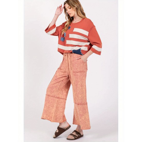 1pc Women'S Casual Wide Leg Pants with Pockets and Drawstring - Solid Color Polyester, Woven, Lace-Up Design for Fall/Winter - Adult Fashion Baggy Trousers 1pc Women'S Casual Wide Leg Pants with Pockets and Drawstring - Solid Color Polyester, Woven, Lace-Up Design for Fall/Winter - Adult Fashion Baggy Trousers