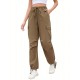 1pc GoyRrbay Women'S Casual Nylon Cargo Jogger Pants - Solid Color Drawstring Low Waist Baggy Trousers, All-Season Loose Fit Long Pants for Going Out, Woven Sports Pants for Adults 1pc GoyRrbay Women'S Casual Nylon Cargo Jogger Pants - Solid Color Drawstring Low Waist Baggy Trousers, All-Season Loose Fit Long Pants for Going Out, Woven Sports Pants for Adults