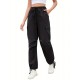 1pc GoyRrbay Women'S Casual Nylon Cargo Jogger Pants - Solid Color Drawstring Low Waist Baggy Trousers, All-Season Loose Fit Long Pants for Going Out, Woven Sports Pants for Adults 1pc GoyRrbay Women'S Casual Nylon Cargo Jogger Pants - Solid Color Drawstring Low Waist Baggy Trousers, All-Season Loose Fit Long Pants for Going Out, Woven Sports Pants for Adults