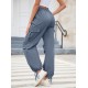 1pc GoyRrbay Women'S Casual Nylon Cargo Jogger Pants - Solid Color Drawstring Low Waist Baggy Trousers, All-Season Loose Fit Long Pants for Going Out, Woven Sports Pants for Adults 1pc GoyRrbay Women'S Casual Nylon Cargo Jogger Pants - Solid Color Drawstring Low Waist Baggy Trousers, All-Season Loose Fit Long Pants for Going Out, Woven Sports Pants for Adults