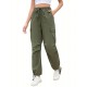 1pc GoyRrbay Women'S Casual Nylon Cargo Jogger Pants - Solid Color Drawstring Low Waist Baggy Trousers, All-Season Loose Fit Long Pants for Going Out, Woven Sports Pants for Adults 1pc GoyRrbay Women'S Casual Nylon Cargo Jogger Pants - Solid Color Drawstring Low Waist Baggy Trousers, All-Season Loose Fit Long Pants for Going Out, Woven Sports Pants for Adults