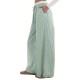 1pc Women'S Casual Polyester Wide Leg Pants, Solid Color All-Season Straight Leg Trousers with Pockets, Elastic Drawstring, Woven for Work Office Streetwear 1pc Women'S Casual Polyester Wide Leg Pants, Solid Color All-Season Straight Leg Trousers with Pockets, Elastic Drawstring, Woven for Work Office Streetwear
