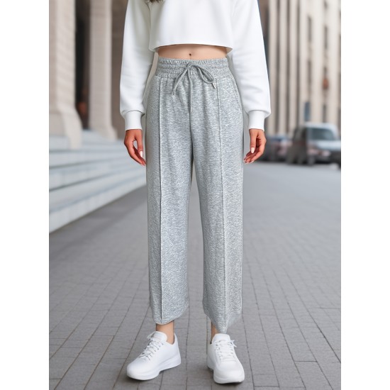 Apricot Sports Casual Pants For Women Summer New High-waisted Loose Drape Wide-leg Quick-drying Paratrooper Overalls Apricot Sports Casual Pants For Women Summer New High-waisted Loose Drape Wide-leg Quick-drying Paratrooper Overalls