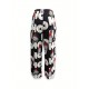 Whimsical Charm, Chic Christmas-Themed Wide-Leg Pants for Women - Cute Polyester, Machine Washable with Pockets, Perfect for Spring/Summer/Fall Whimsical Charm, Chic Christmas-Themed Wide-Leg Pants for Women - Cute Polyester, Machine Washable with Pockets, Perfect for Spring/Summer/Fall