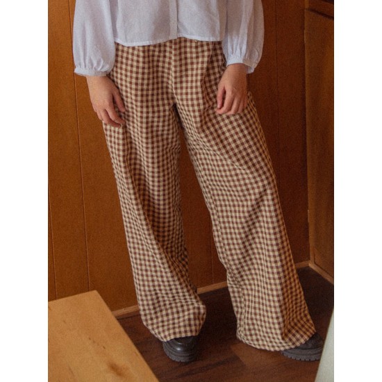 Women'S Wide Leg Polyester Pants - Casual All-Season Straight Leg Trousers with Elastic Waist and Pockets Women'S Wide Leg Polyester Pants - Casual All-Season Straight Leg Trousers with Elastic Waist and Pockets