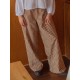 Women'S Wide Leg Polyester Pants - Casual All-Season Straight Leg Trousers with Elastic Waist and Pockets Women'S Wide Leg Polyester Pants - Casual All-Season Straight Leg Trousers with Elastic Waist and Pockets