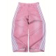 1pc Women'S Casual Wide Leg Faux Denim Pants with Striped Print, Cotton Loose Fit Trousers with Front Tie Bow Detail for Work Office Streetwear - All Seasons 1pc Women'S Casual Wide Leg Faux Denim Pants with Striped Print, Cotton Loose Fit Trousers with Front Tie Bow Detail for Work Office Streetwear - All Seasons