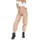 1pc Women'S High Waist Cargo Pants, Solid Color Casual Trousers with Chain Side Pockets, Elastic Ankle Joggers 1pc Women'S High Waist Cargo Pants, Solid Color Casual Trousers with Chain Side Pockets, Elastic Ankle Joggers