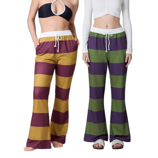 1pc Women'S High Waist Drawstring Pajama Pants - Sexy Floral Pattern Stirrup Long Trousers, Cozy Knit Fabric Lounge Bottoms for All Seasons, Adult - Silk Material 1pc Women'S High Waist Drawstring Pajama Pants - Sexy Floral Pattern Stirrup Long Trousers, Cozy Knit Fabric Lounge Bottoms for All Seasons, Adult - Silk Material