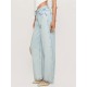 1pc Women'S Casual Cotton Wide Leg Jeans - Solid Color Low Waist Loose Fit with Pockets for Spring/Fall Season 1pc Women'S Casual Cotton Wide Leg Jeans - Solid Color Low Waist Loose Fit with Pockets for Spring/Fall Season