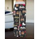 Women's New York Christmas Wide-Leg Pants - Casual Drawstring Waist, Cartoon Print, Polyester & Spandex Blend, Machine Washable Women's New York Christmas Wide-Leg Pants - Casual Drawstring Waist, Cartoon Print, Polyester & Spandex Blend, Machine Washable