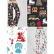 Women's New York Christmas Wide-Leg Pants - Casual Drawstring Waist, Cartoon Print, Polyester & Spandex Blend, Machine Washable Women's New York Christmas Wide-Leg Pants - Casual Drawstring Waist, Cartoon Print, Polyester & Spandex Blend, Machine Washable