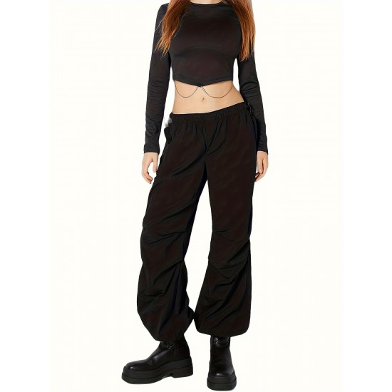 Parachute Pants, Cargo Pants Women Baggy, Y2k Pants For Women Parachute Pants, Cargo Pants Women Baggy, Y2k Pants For Women