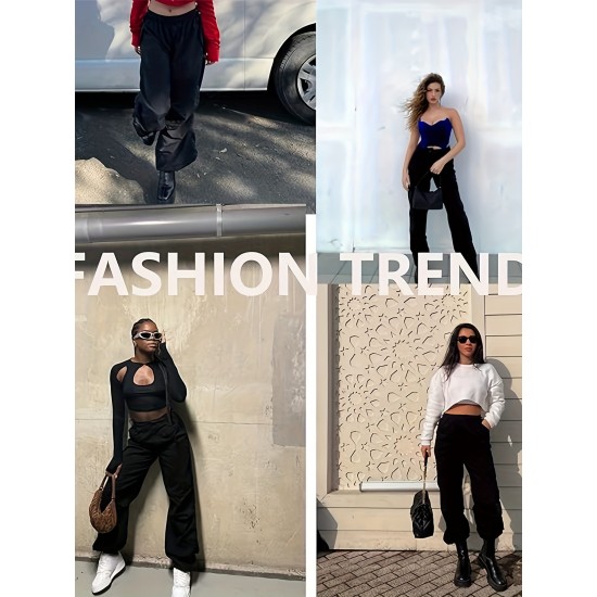Parachute Pants, Cargo Pants Women Baggy, Y2k Pants For Women Parachute Pants, Cargo Pants Women Baggy, Y2k Pants For Women