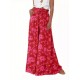 Floral Print Wide Leg Baggy Pants, Casual Drawstring Elastic Waist With Pockets Pants For Spring & Summer, Women's Clothing Floral Print Wide Leg Baggy Pants, Casual Drawstring Elastic Waist With Pockets Pants For Spring & Summer, Women's Clothing