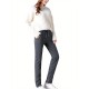 1pc Women'S Sherpa Lined Sweatpants - Cotton Casual Fleece Pants, Solid Color, Straight Leg, Woven, Adult Fall/Winter Jogger Style 1pc Women'S Sherpa Lined Sweatpants - Cotton Casual Fleece Pants, Solid Color, Straight Leg, Woven, Adult Fall/Winter Jogger Style