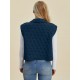 Women's Casual Quilted Vest - Sleeveless, Snap-Button, Relaxed Fit with Collar & Pockets, Navy Black - Perfect for Spring/Fall/Winter Outdoor Activities Women's Casual Quilted Vest - Sleeveless, Snap-Button, Relaxed Fit with Collar & Pockets, Navy Black - Perfect for Spring/Fall/Winter Outdoor Activities