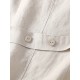 1pc Women'S Plus Size Casual Linen V-Neck Sleeveless Vest - Solid Color Knit Fabric Button-Down Leisure Tank Top 1pc Women'S Plus Size Casual Linen V-Neck Sleeveless Vest - Solid Color Knit Fabric Button-Down Leisure Tank Top