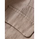1pc Women'S Plus Size Casual Linen V-Neck Sleeveless Vest - Solid Color Knit Fabric Button-Down Leisure Tank Top 1pc Women'S Plus Size Casual Linen V-Neck Sleeveless Vest - Solid Color Knit Fabric Button-Down Leisure Tank Top