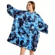 Cozy Oversized Sherpa Fleece Hoodie Blanket - Tie-Dye Wearable Blanket with Giant Pocket, Soft & Warm Shawl Wrap for Women and Men, Perfect Birthday Gift, Non-Stretch Knit Fabric, Hand Washable Cozy Oversized Sherpa Fleece Hoodie Blanket - Tie-Dye Wearable Blanket with Giant Pocket, Soft & Warm Shawl Wrap for Women and Men, Perfect Birthday Gift, Non-Stretch Knit Fabric, Hand Washable