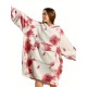 Cozy Oversized Sherpa Fleece Hoodie Blanket - Tie-Dye Wearable Blanket with Giant Pocket, Soft & Warm Shawl Wrap for Women and Men, Perfect Birthday Gift, Non-Stretch Knit Fabric, Hand Washable Cozy Oversized Sherpa Fleece Hoodie Blanket - Tie-Dye Wearable Blanket with Giant Pocket, Soft & Warm Shawl Wrap for Women and Men, Perfect Birthday Gift, Non-Stretch Knit Fabric, Hand Washable