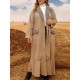 1pc Elegant Plus Size Women'S Casual Long Coat with Plaid Pockets and Ruffle Hem - Polyester Knit Fabric Cardigan Collar Windbreaker for Fall/Winter 1pc Elegant Plus Size Women'S Casual Long Coat with Plaid Pockets and Ruffle Hem - Polyester Knit Fabric Cardigan Collar Windbreaker for Fall/Winter