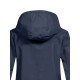 Plus Size Plush Lined Hooded Coat, Casual Long Sleeve Zipper Warm Coat For Winter, Women's Plus Size Clothing Plus Size Plush Lined Hooded Coat, Casual Long Sleeve Zipper Warm Coat For Winter, Women's Plus Size Clothing