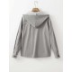 Women'S Plus Size Hooded Color Block Corduroy Jacket Women'S Plus Size Hooded Color Block Corduroy Jacket
