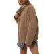 Chic Plus Size Quilted Jacket for Women - Casual Long Sleeve, Full Zip Padded Coat with Stand Collar, Machine Washable - Perfect for Fall/Winter Chic Plus Size Quilted Jacket for Women - Casual Long Sleeve, Full Zip Padded Coat with Stand Collar, Machine Washable - Perfect for Fall/Winter