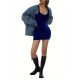 Chic Plus Size Quilted Jacket for Women - Casual Long Sleeve, Full Zip Padded Coat with Stand Collar, Machine Washable - Perfect for Fall/Winter Chic Plus Size Quilted Jacket for Women - Casual Long Sleeve, Full Zip Padded Coat with Stand Collar, Machine Washable - Perfect for Fall/Winter