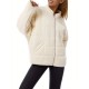 Chic Plus Size Quilted Jacket for Women - Casual Long Sleeve, Full Zip Padded Coat with Stand Collar, Machine Washable - Perfect for Fall/Winter Chic Plus Size Quilted Jacket for Women - Casual Long Sleeve, Full Zip Padded Coat with Stand Collar, Machine Washable - Perfect for Fall/Winter