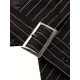 Chic Black Striped V-Neck Sleeveless Waistcoat for Women - Casual & Dressy, Slim Fit Crop Top with Button Detail Chic Black Striped V-Neck Sleeveless Waistcoat for Women - Casual & Dressy, Slim Fit Crop Top with Button Detail