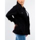 1pc Women'S Casual Cotton Faux Denim Jacket - Solid Color, Non-Stretch, Woven, Lapel Collar, Long Sleeve, Button-Front, Relaxed Fit, Hip Length - Versatile Outerwear for Spring/Fall/Winter 1pc Women'S Casual Cotton Faux Denim Jacket - Solid Color, Non-Stretch, Woven, Lapel Collar, Long Sleeve, Button-Front, Relaxed Fit, Hip Length - Versatile Outerwear for Spring/Fall/Winter