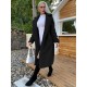 Plus Size Faux Fur Coat, Casual Polyester Non-Stretch Solid Color, with Lapel Collar and Button Details, for Fall/Winter - Knit Fabric Outerwear Plus Size Faux Fur Coat, Casual Polyester Non-Stretch Solid Color, with Lapel Collar and Button Details, for Fall/Winter - Knit Fabric Outerwear