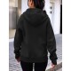 Tooluck sweatshirt outdoor cold-proof thickened fashion queen plus size women's zipper hoodie Plush jacket sweatshirt Tooluck sweatshirt outdoor cold-proof thickened fashion queen plus size women's zipper hoodie Plush jacket sweatshirt