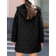 Effortless Style, Chic Plus Size Women's Hooded Winter Coat - Lightweight, Quilted Diamond Design, Casual Long Sleeve Jacket for Fall/Winter Effortless Style, Chic Plus Size Women's Hooded Winter Coat - Lightweight, Quilted Diamond Design, Casual Long Sleeve Jacket for Fall/Winter