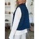 Women’s Casual Vest Coat Basic Quilted Pocketed Texture Snap Down Vest Navy Black Sleeveless Snap-Button Relaxed Fit Collared Cropped Outerwear with Diamond Pattern Spring/ Fall/ Winter Layering Piece for Outdoor Activities Women’s Casual Vest Coat Basic Quilted Pocketed Texture Snap Down Vest Navy Black Sleeveless Snap-Button Relaxed Fit Collared Cropped Outerwear with Diamond Pattern Spring/ Fall/ Winter Layering Piece for Outdoor Activities