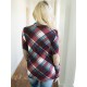 Women Plus Size Plaid Cardigan Coats Casual Long Sleeve Asymmetric Open Front Elbow Patch Lapel Outwear Women Plus Size Plaid Cardigan Coats Casual Long Sleeve Asymmetric Open Front Elbow Patch Lapel Outwear