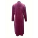 Plus Size Elegant Long Sleeve Velvet Cardigan - Soft Slight Stretch Polyester Material, Casual Open Front Design, Perfect for Fall and Winter - Womens Cozy Trench Coat Style Clothing Plus Size Elegant Long Sleeve Velvet Cardigan - Soft Slight Stretch Polyester Material, Casual Open Front Design, Perfect for Fall and Winter - Womens Cozy Trench Coat Style Clothing