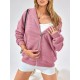 Tooluck Zipper Hoodie Women's Long Sleeve Sweatshirt Fall Clothing Oversized Hooded Casual Fashion Jacket Tooluck Zipper Hoodie Women's Long Sleeve Sweatshirt Fall Clothing Oversized Hooded Casual Fashion Jacket