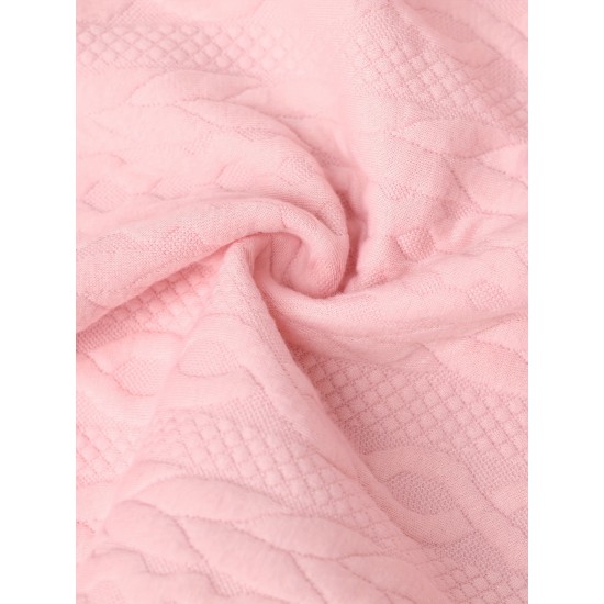 Zippered Casual Texture Fabric Cardigan Sweatshirt - With Pockets Zippered Casual Texture Fabric Cardigan Sweatshirt - With Pockets