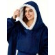 Plus Size Womens Winter Wonderland Robe - Super Cozy Flannel Sherpa Fleece, Oversized Hooded Blanket for Ultimate Comfort - Stylish Loungewear, Perfect for Indoor/Outdoor Relaxation Plus Size Womens Winter Wonderland Robe - Super Cozy Flannel Sherpa Fleece, Oversized Hooded Blanket for Ultimate Comfort - Stylish Loungewear, Perfect for Indoor/Outdoor Relaxation