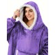 Plus Size Womens Winter Wonderland Robe - Super Cozy Flannel Sherpa Fleece, Oversized Hooded Blanket for Ultimate Comfort - Stylish Loungewear, Perfect for Indoor/Outdoor Relaxation Plus Size Womens Winter Wonderland Robe - Super Cozy Flannel Sherpa Fleece, Oversized Hooded Blanket for Ultimate Comfort - Stylish Loungewear, Perfect for Indoor/Outdoor Relaxation