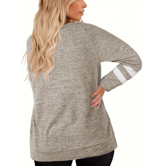 Plus Size Sweatshirts For Women Long Sleeve Oversized Casual Tunic Tops Plus Size Sweatshirts For Women Long Sleeve Oversized Casual Tunic Tops