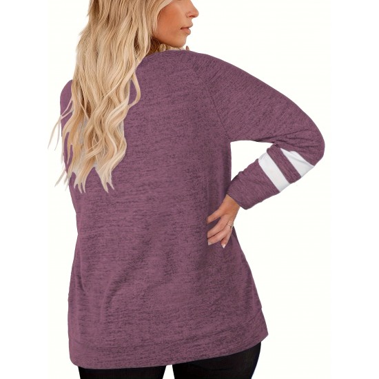 Plus Size Sweatshirts For Women Long Sleeve Oversized Casual Tunic Tops Plus Size Sweatshirts For Women Long Sleeve Oversized Casual Tunic Tops