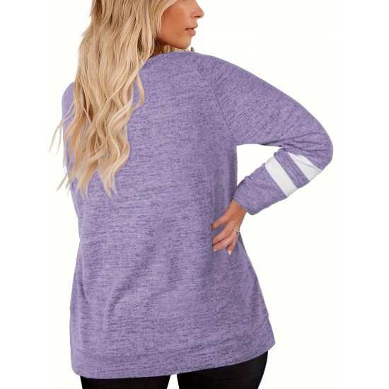 Plus Size Sweatshirts For Women Long Sleeve Oversized Casual Tunic Tops Plus Size Sweatshirts For Women Long Sleeve Oversized Casual Tunic Tops