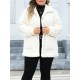 Plus Size Women'S Winter Jacket, Casual Lapel Collar, Cotton Blend, Slight Stretch, Solid Color, Reversible Plush Long Sleeve Cardigan Coat for Outwear Streetwear Plus Size Women'S Winter Jacket, Casual Lapel Collar, Cotton Blend, Slight Stretch, Solid Color, Reversible Plush Long Sleeve Cardigan Coat for Outwear Streetwear