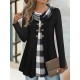Chic Plus Size Turtleneck Coat for Women - Casual Button-Up, Long Sleeve, Machine Washable - Perfect for Fall & Winter Chic Plus Size Turtleneck Coat for Women - Casual Button-Up, Long Sleeve, Machine Washable - Perfect for Fall & Winter