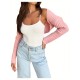 Plus Size Casual Knitted Cardigan, Crew Neck, Medium Stretch, Solid Color, Ultra-Short Sleeve Sweater Jacket for All Seasons Plus Size Casual Knitted Cardigan, Crew Neck, Medium Stretch, Solid Color, Ultra-Short Sleeve Sweater Jacket for All Seasons